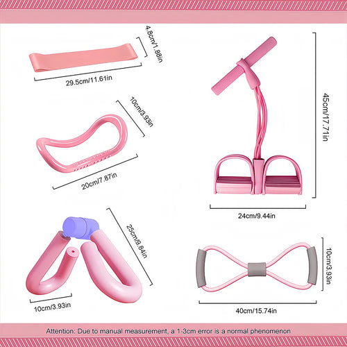 Kit Fitness Maison 5 Pièces – Yoga, Stretching & Musculation